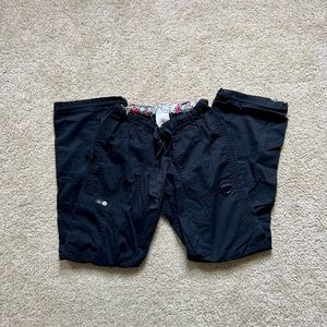 Womens Koi Black Scrub Pants